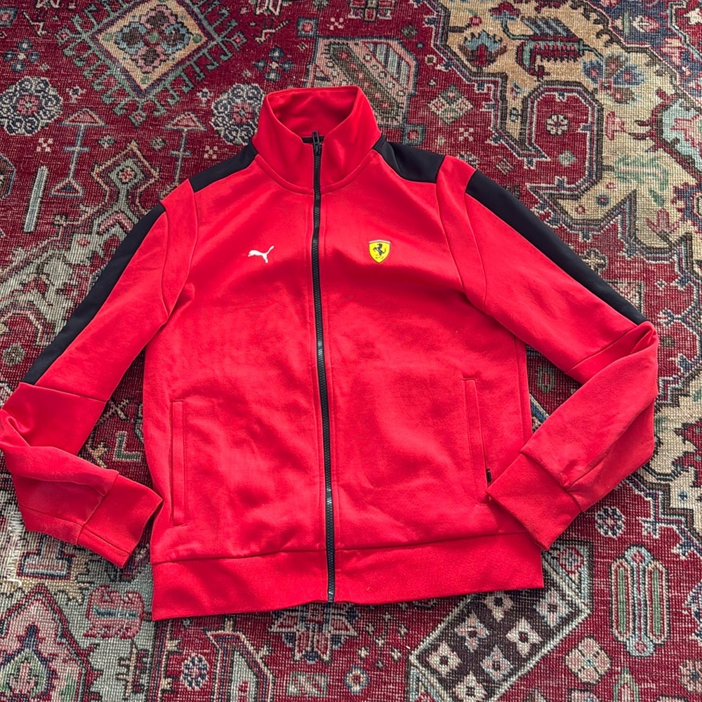 Ferrari by Puma red track jacket